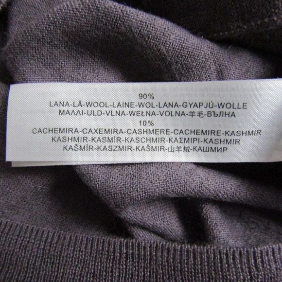 Massimo Dutti Women's Sweater Small Purple Cashmere Wool Capsule Wardrobe Cozy - Picture 9 of 10